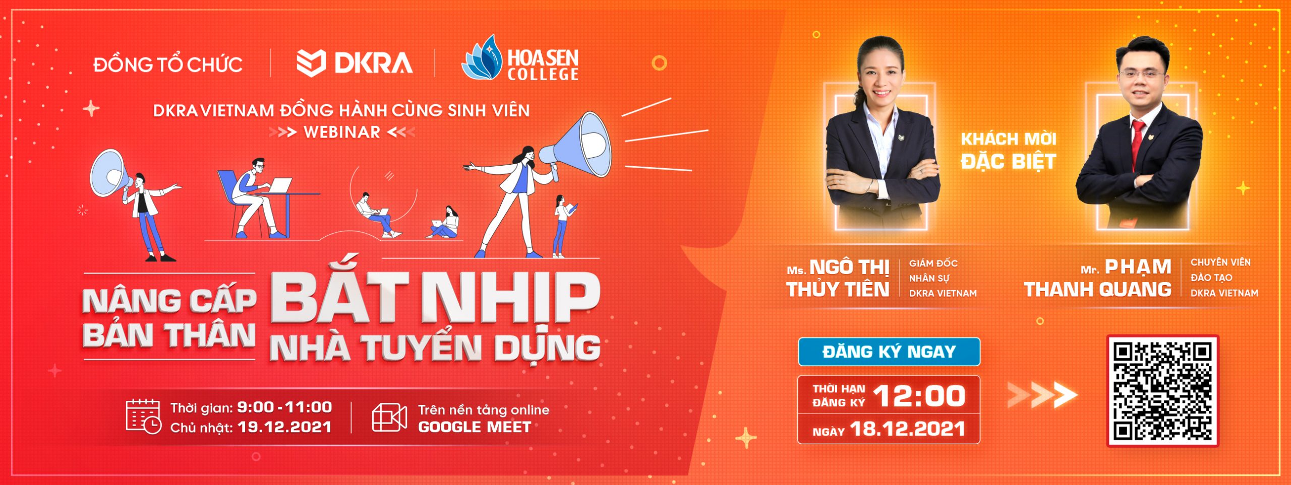 WEBINAR: NÂNG CẤP BẢN THÂN, BẮT NHỊP NHÀ TUYỂN DỤNG