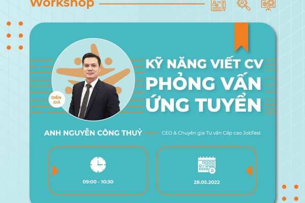 Workshop “Kỹ năng viết CV – phỏng vấn ứng tuyển”