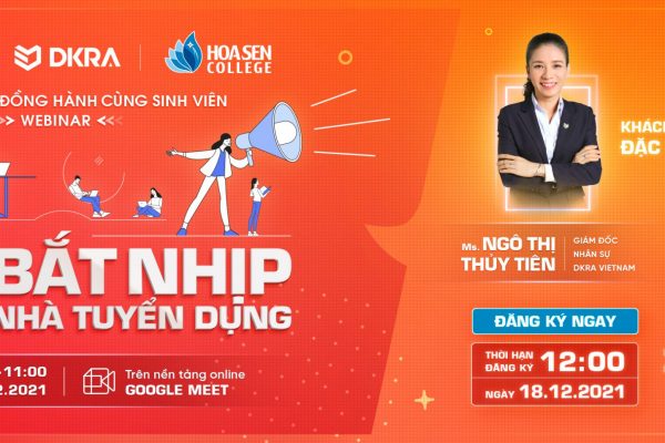 WEBINAR: NÂNG CẤP BẢN THÂN, BẮT NHỊP NHÀ TUYỂN DỤNG