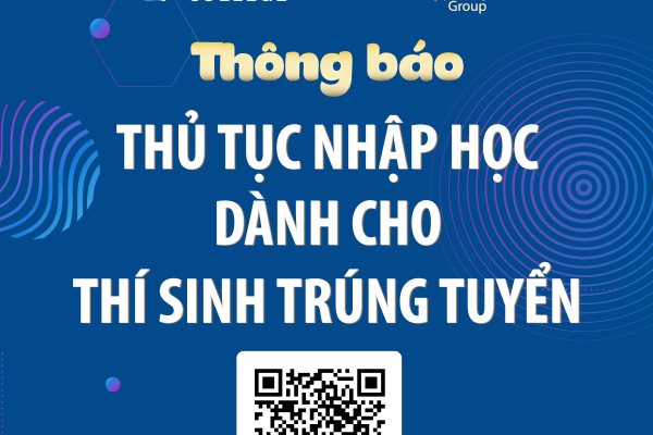 Thông báo thủ tục nhập học dành cho thí sinh trúng tuyển