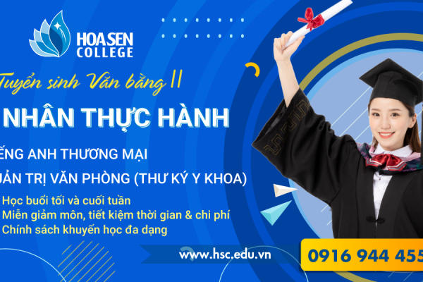 [Thông báo] Tuyển sinh Văn bằng II Cao đẳng chính quy học buổi tối 2021