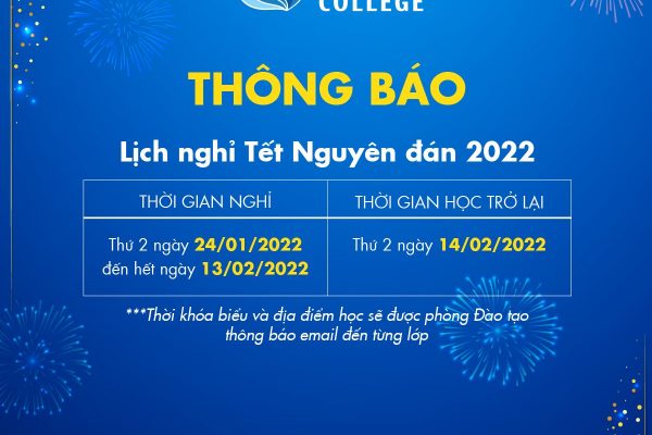 [Thông báo] Lịch nghỉ Tết Nguyên đán cho Giảng viên – Sinh viên